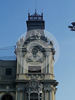 Detail of the building in old city