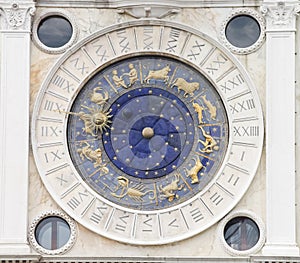 Detail of a building in Venice