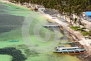 Detail of Bulabog beach. Boracay Island. Western Visayas. Philippines