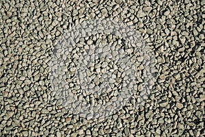 Detail of a bunch of rough gravel