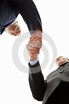 Detail businessmen shaking hands