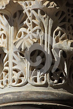 Detail of a capitel in Medina Azahara photo