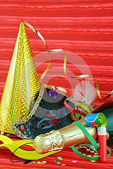 Detail of carnival mask