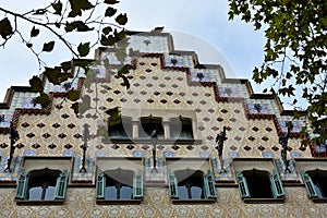 Casa Amatller, landmark in Barcelona, Spain photo