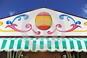 Detail of a Caseta at the Fair in Seville, Andalusia, Spain photo