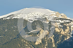 Detail of the Catalan Pyrenees, Cerdanya, Girona, Spain photo