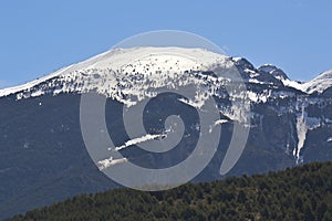 Detail of the Catalan Pyrenees, Girona, Spain photo