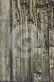 Detail from the Cathedral Church of Saint Peter in Cologne, Germany