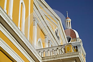 Detail of the Cathedral de Granada Nicaragua