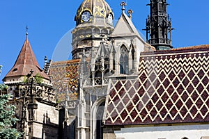 Detail of Cathedral of Saint Elizabeth, Kosice, Slovakia