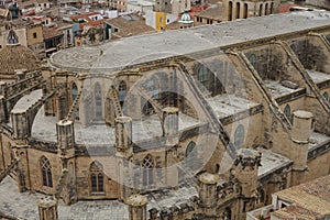 Detail of the cathedral of Tortosa photo