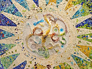 Detail of Ceiling with mosaic photo