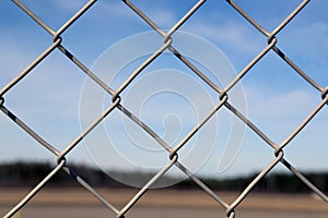 Detail of Chain Link Fence