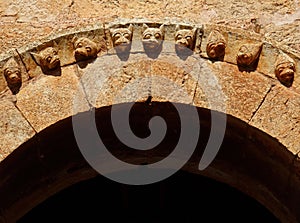 Romanesque Church of Grado de Pico. Segovia. Spain.