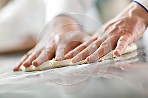 Detail of a Chef at work