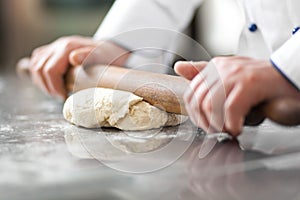 Detail of a Chef at work