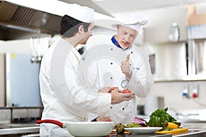 Detail of a Chef at work