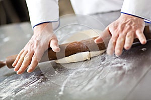 Detail of a Chef at work