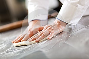 Detail of a Chef at work