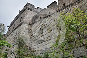 Detail of the Chinese Great Wall.