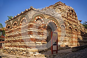 Detail of Church in Nessebar, Black Sea coast, Bulgaria