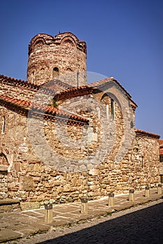 Detail of Church in Nessebar, Black Sea coast, Bulgaria