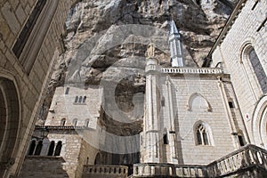 Detail church Rocamadour