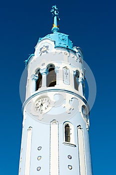 detail of Church of Saint Elizabeth Hungarian called Blue Church