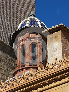 Detail of a church in Valencia