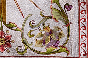 Detail of church vestment photo