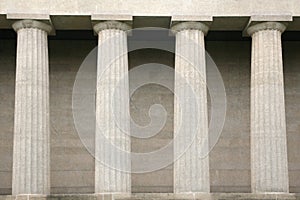 Detail of classic Greek columns