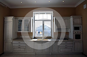 Detail of classic kitchen interior