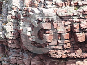 Detail of a cliff