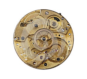 Detail of the clockwork mechanism