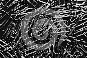 Detail closeup abstract stationery on black clolor background