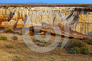 Detail Coalmine Canyon Stacked Rock