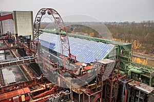 Detail of Coking plant at Zeche Zollverein Coal Mine