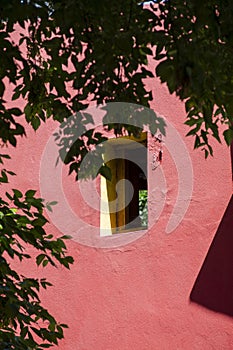 Detail of colorful building at Caminito street in La Boca, Buenos Aires, Argentina