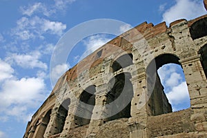 Detail of colosseum in Rome