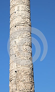 detail of the Column of Imperior Marcus Aurelius in the Column photo