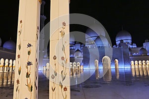 Detail of Columns in Shk Zayed mosque