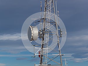 Detail of communication tower