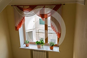 Detail of corridor with a window