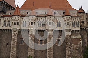 Detail - Corvin Castle or Hunyadi Castle Castelul Corvinilor sau Castelul Huniazilor, Hunedoara, Romania