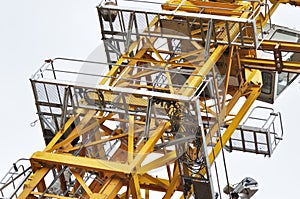 Detail of crane tower