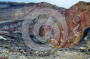 Detail of a crater, Santa Ana volcano photo
