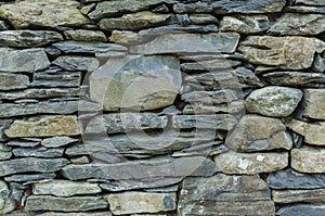 Detail of a Cumbrian dry stone wall