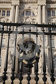 Detail on Cunard Building, Pier Head, Liverpool