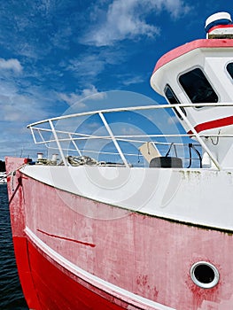 Detail of Danish fishing boat