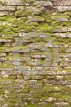 Detail of a dated wall in Burano island, Venice